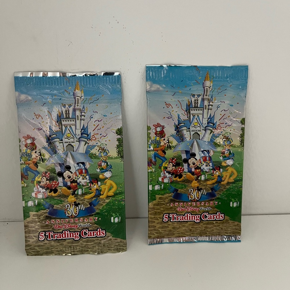 Walt Disney world trading card packs sealed 2001